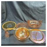 Vintage Depression & Carnival Glass Assortment