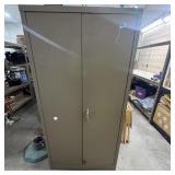 Two-Door Metal Storage Cabinet - Interstate 5-shel