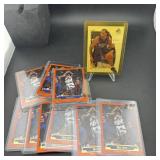 (10) Vince Carter Rookie Basketball Cards.