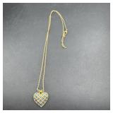 Vintage Avon Heart Necklace - As shown.