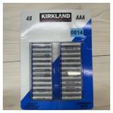 Case of 48 AAA Batteries - Kirkland brand.