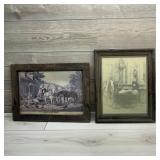 Two Framed Prints ï¿½ Sizes approx. 14x17 and 13x18.