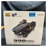 New 998 Pro Micro foldable drone set.
