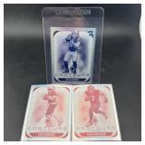 Three Contours Football Cards Lot - Includes Tyler