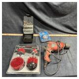 Drill Bit Set, Brushes & Drill