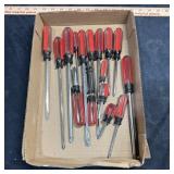 Red Handle Screwdriver Assortment