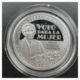 2022-s Proof .999% Silver Quarter - American Women