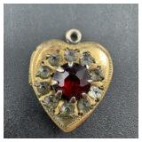 Vintage Heart Locket - As shown.