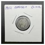 1912 Barber Silver Dime