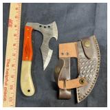 New LMK handmade Damascus steel tomahawk with appr