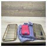 Assorted Seashells and Two Mirror Wall Decorations