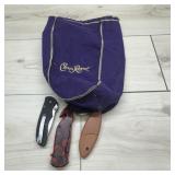 Royal Bag with Three Knives - Includes Gerber knif