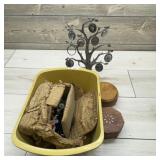 Collectible Storage Box Buttons and Sewing Items.