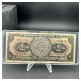 Mexico Un Peso Banknote
