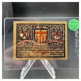 1920 Germany 50 Pfennig Paderborn Notgeld Note