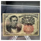 1874 United States 10 Cent Fractional Currency Not