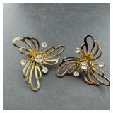 Vintage Screwback Earrings - As shown.