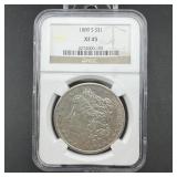 1889-S Morgan Silver Dollar ï¿½ NGC XF45 ï¿½ Semi-Key