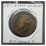 1917 Great Britain King George V Coin