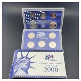 2000 United States Mint Proof Set; Original Govern
