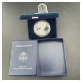 2002-w Proof American Silver Eagle ï¿½ 1 Oz .999 Fin