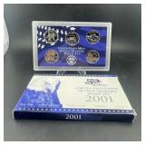 2001 United States Mint 50 State Quarter Proof Set