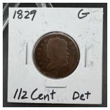 1829 Classic Head Large Cent ï¿½ United States