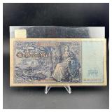 1910 Germany 100 Reichsmark Note ï¿½ Blue