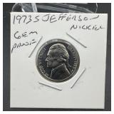 1973-S Jefferson Nickel Gem Proof