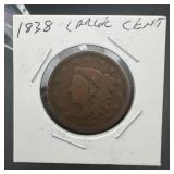 1838 Large Cent