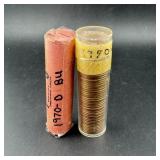 (2ï¿½ Bid) 1970-p & 1970-d Lincoln Memorial Cent Rol