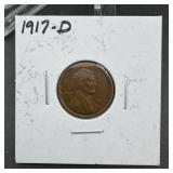 1917-D Lincoln Wheat Cent ï¿½ Lincoln Wheat Cent