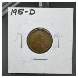 1915-D Lincoln Wheat Cent ï¿½ Lincoln Wheat Cent