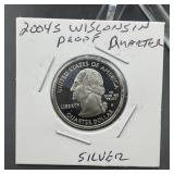 2004-S Wisconsin Silver Proof State Quarter