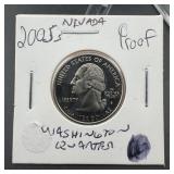 2005-S Nevada Silver Proof State Quarter