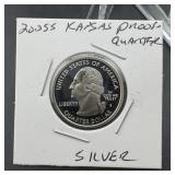 2005-S Kansas Silver Proof State Quarter