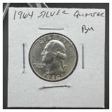 1964 Washington Silver Quarter BU