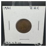 1901 Indian Head Cent ï¿½ About Uncirculated (au) Wi