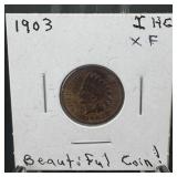 1903 Indian Head Cent ï¿½ Extremely Fine (xf). Stron