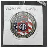 82nd Airborne Challenge Coin