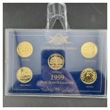 1999 State Quarter 5-Coin Collection in Case