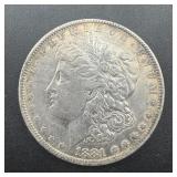 1881-o Morgan Silver Dollar; New Orleans Mint Issu