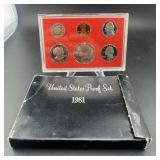 1981 United States Mint Proof Set; Original Govern