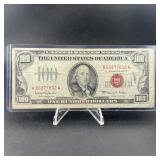 1966 $100 United States Note Red Seal; Benjamin Fr