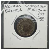 Approx. 300 AD Roman Bronze Concordia Militum
