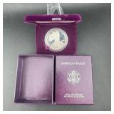 1990-s Proof American Silver Eagle ï¿½ 1 Oz .999 Fin