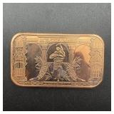 1 oz Copper Buffalo Bar