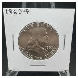 1960 Benjamin Franklin Silver Half Dollar - Philad