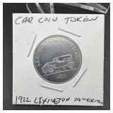 1922 Lexington Minuteman Car Token