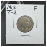 1913 Type II Buffalo Nickel ï¿½ 1913 Type II